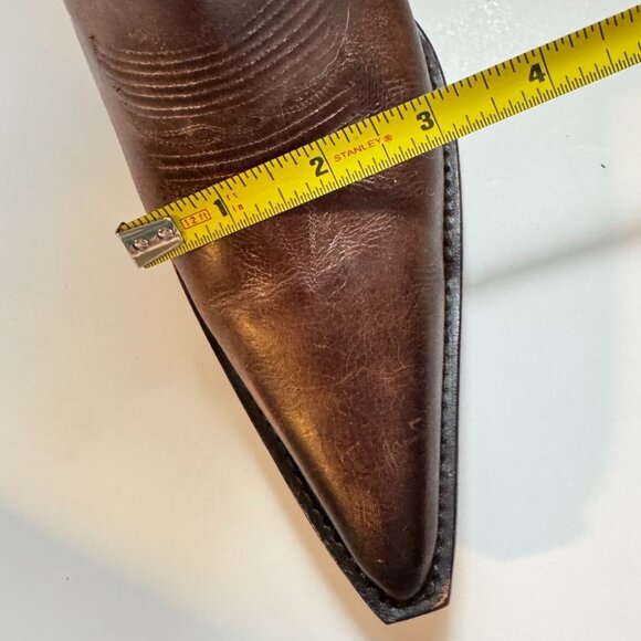 Lucchese Charlie 1 Horse Western Cowboy Leather Women’s Boots 6.5 Brown Pointed - Picture 6 of 16